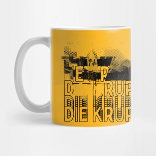 Die Krupps / Original Glitch Style Fan Art Design Mug